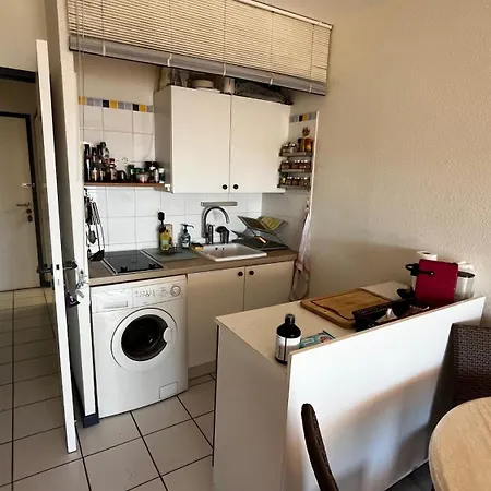 Grand 28m2 Terrasse Exceptionnelle Vue 180 Plein Sud - Piscine - Clim - Box لو لا فاندو
